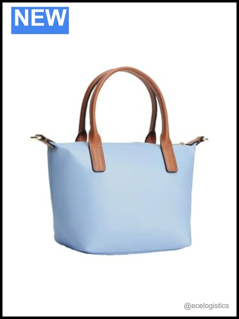 Small Tote Bag with Removable Crossbody Strap - 100% Recycled Nylon